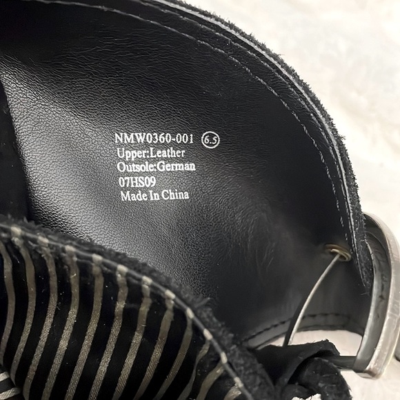 NAUGHTY MONKEY BLACK D-RING BOOTS - Picture 7 of 7